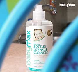 Baby Max -Baby Safe Bottle and Utensills Cleanser-image2